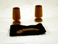 Coins Accross Cups with 9 Real English Pennies