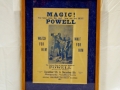 Framed Powell Flyer-Poster