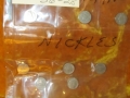 36-28 Squirting Nickels (9 pieces)
