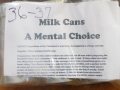 36-37 Milk Cans Mental choice